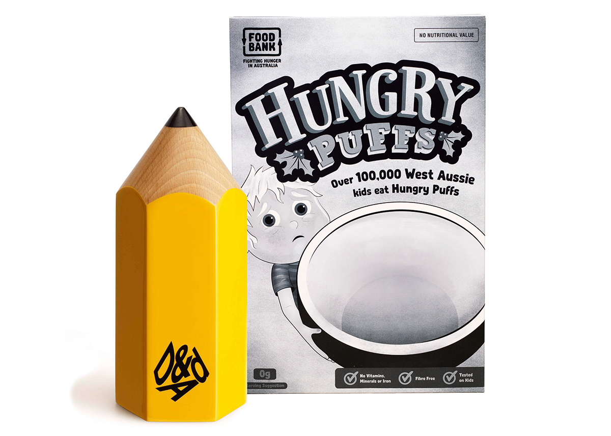 Foodbank WA ‘Hungry Puffs’ via The Brand Agency scores coveted Yellow Pencil at D&AD