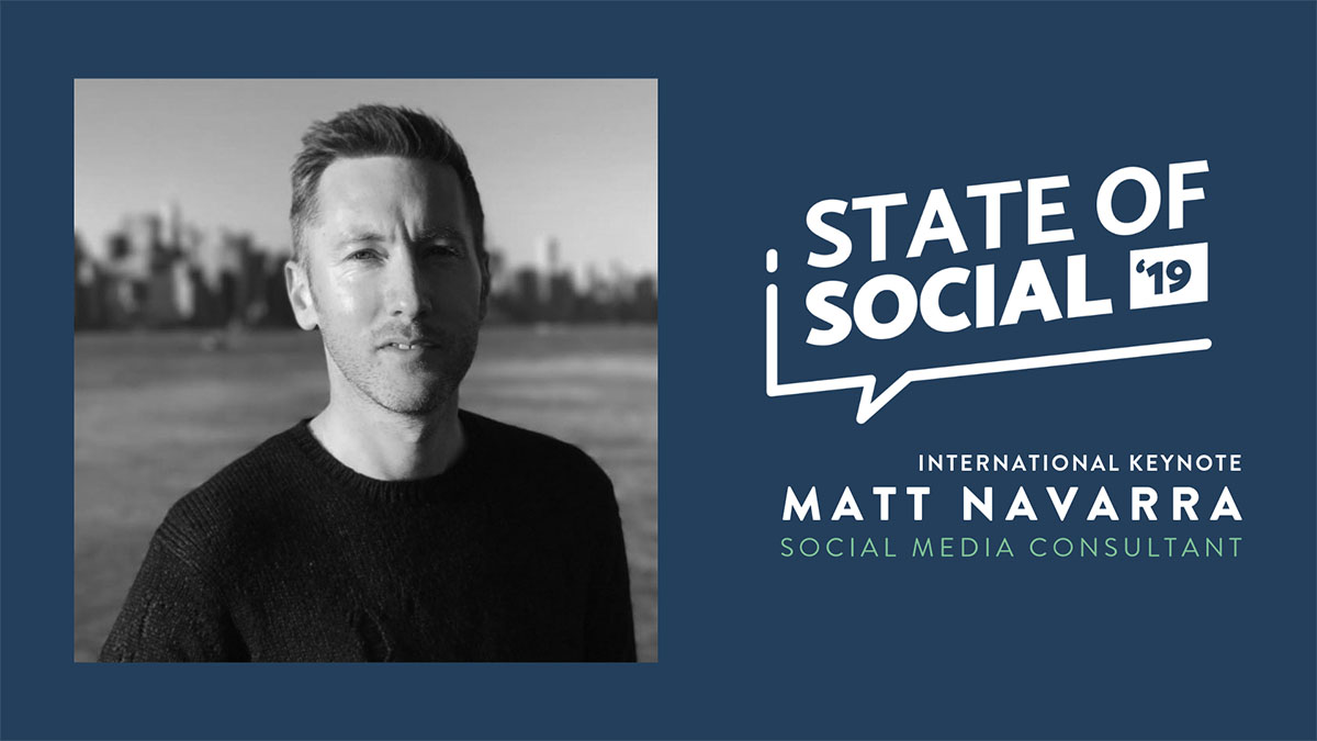 Leading UK social media commentator Matt Navarra talks the ‘R’ word at State of Social 2019