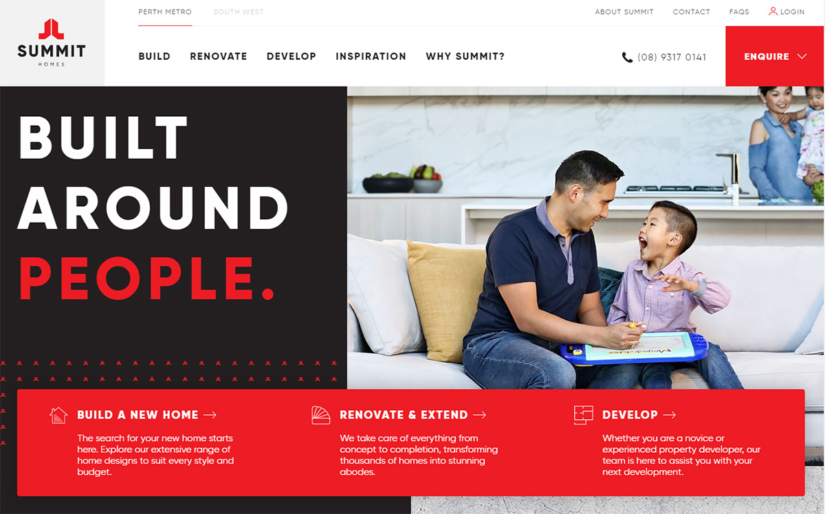 Summit builds new brand strategy and website with agency partners