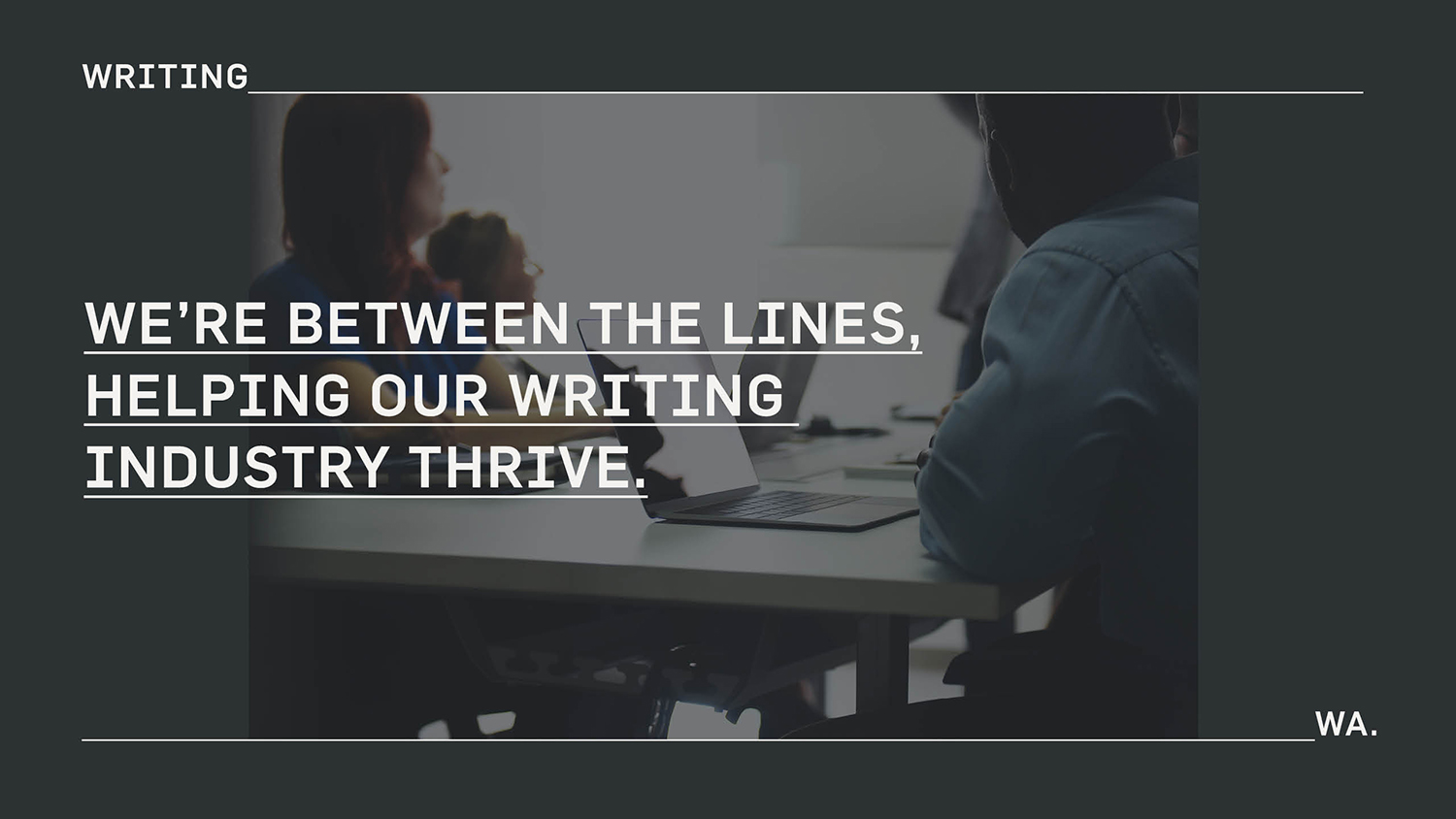 A NEW CHAPTER BEGINS FOR WRITERS IN WESTERN AUSTRALIA: BLOCK REBRANDS WRITING WA