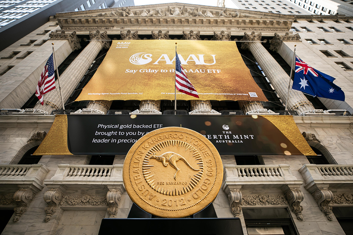 The Brand Agency helps The Perth Mint take-over the New York Stock Exchange to launch new fund