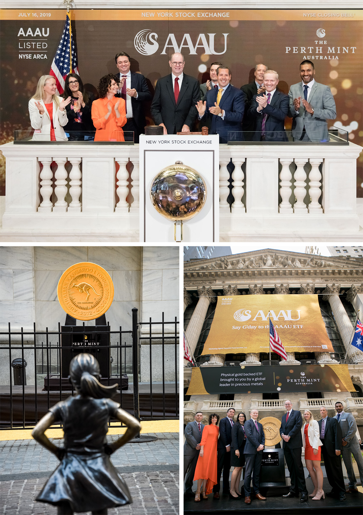 The Brand Agency helps The Perth Mint take-over the New York Stock Exchange to launch new fund