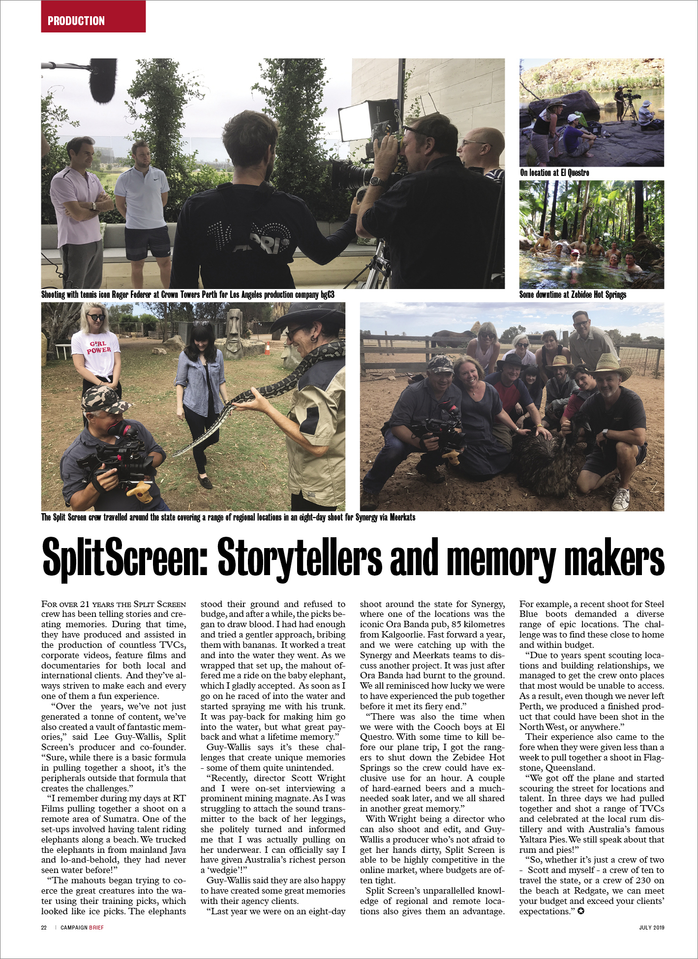 SplitScreen: Storytellers and memory makers
