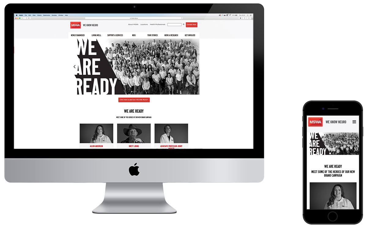 THE BRAND AGENCY RELAUNCHES MSWA.ORG.AU