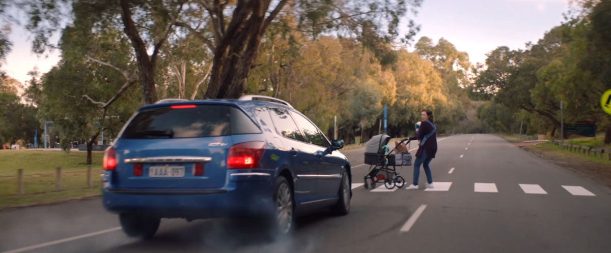 Distracted drivers are confronted with the danger of their bad habits in a clever Road Safety Commission campaign by The Brand Agency