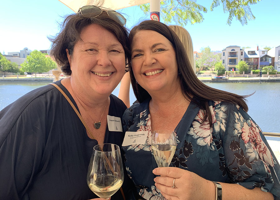 John Driscoll and Angela Nutton’s Longreach celebrates one year with clients and media