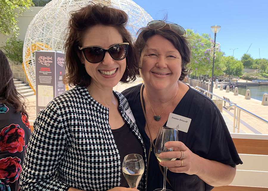 John Driscoll and Angela Nutton’s Longreach celebrates one year with clients and media