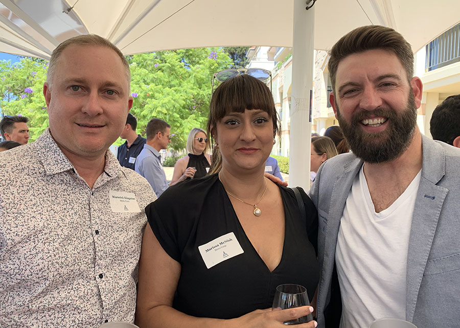 John Driscoll and Angela Nutton’s Longreach celebrates one year with clients and media