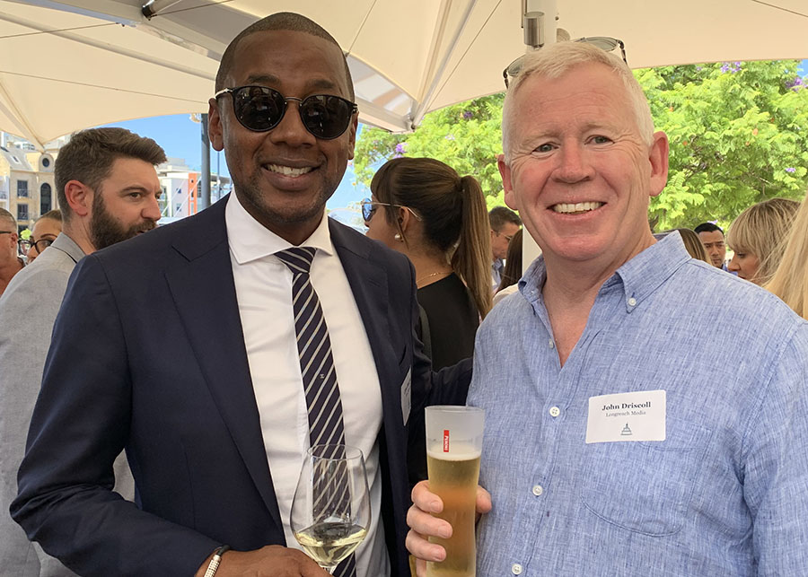 John Driscoll and Angela Nutton’s Longreach celebrates one year with clients and media