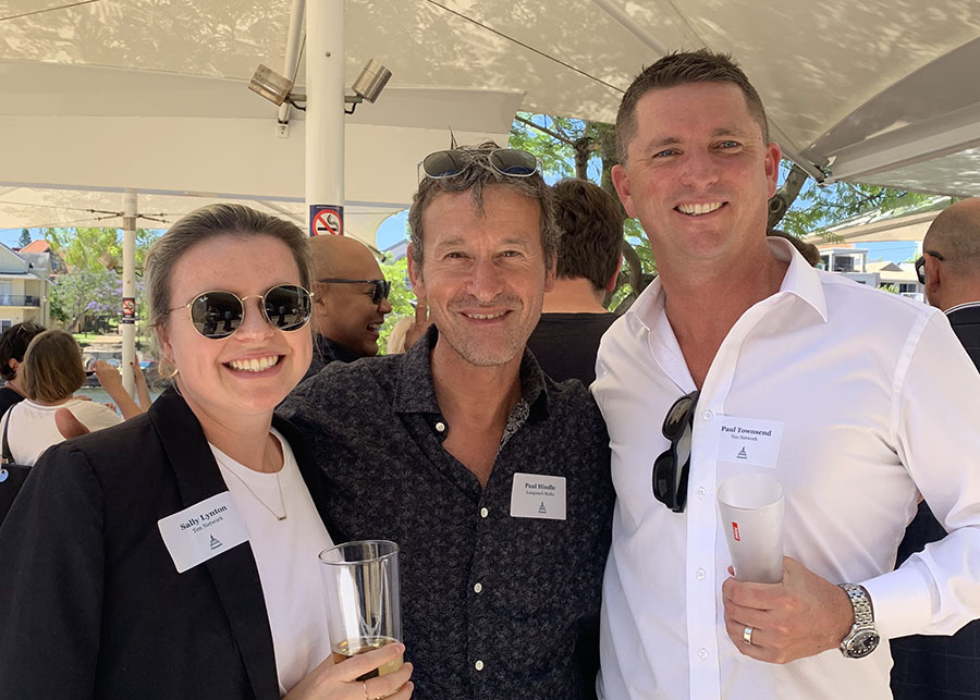 John Driscoll and Angela Nutton’s Longreach celebrates one year with clients and media