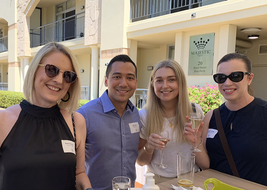 John Driscoll and Angela Nutton’s Longreach celebrates one year with clients and media