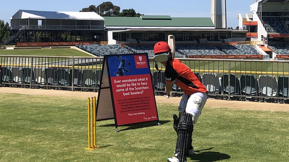 Gettin Hectic brings Murdoch University’s ‘Free-thinking’ to life with Scorchers VR experience