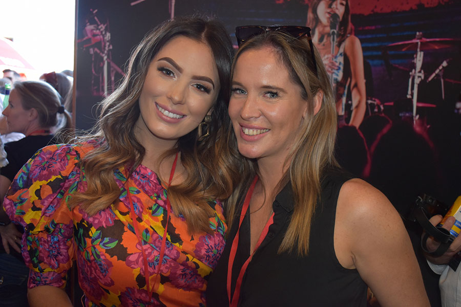 Clients and friends celebrate with Nova 93.7 at their annual Christmas Party on the balcony