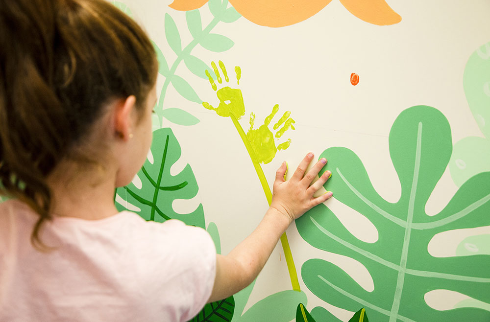 The Brand Agency creates flourishing new wall mural for local children’s charity Kids Are Kids!