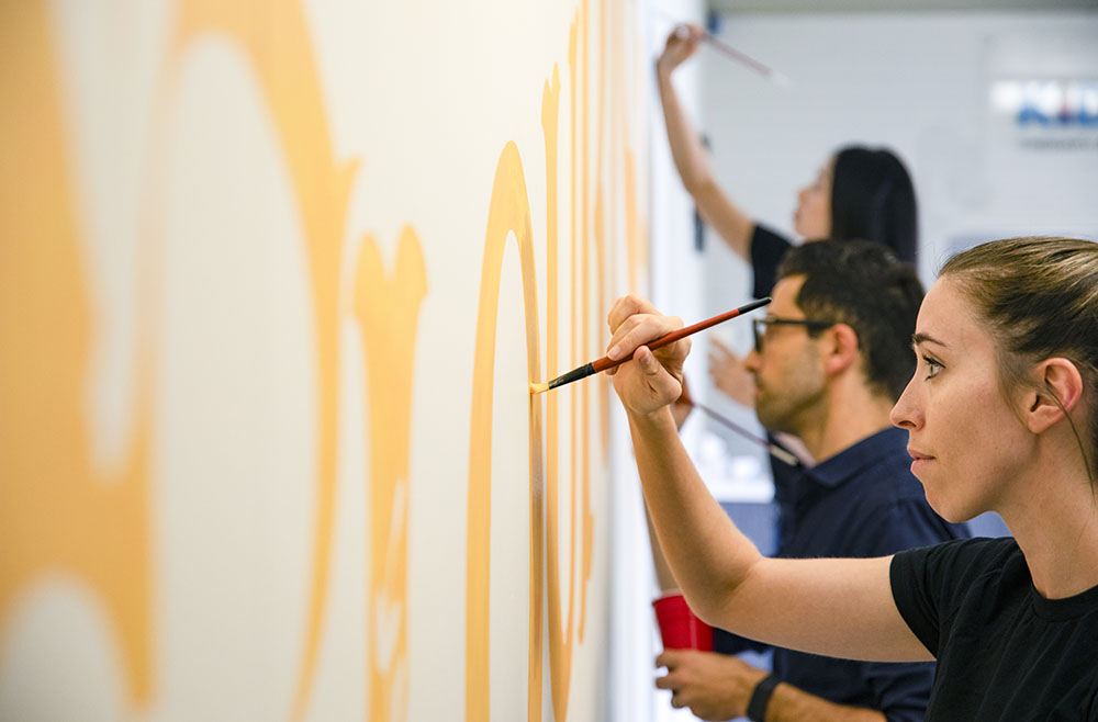 The Brand Agency creates flourishing new wall mural for local children’s charity Kids Are Kids!
