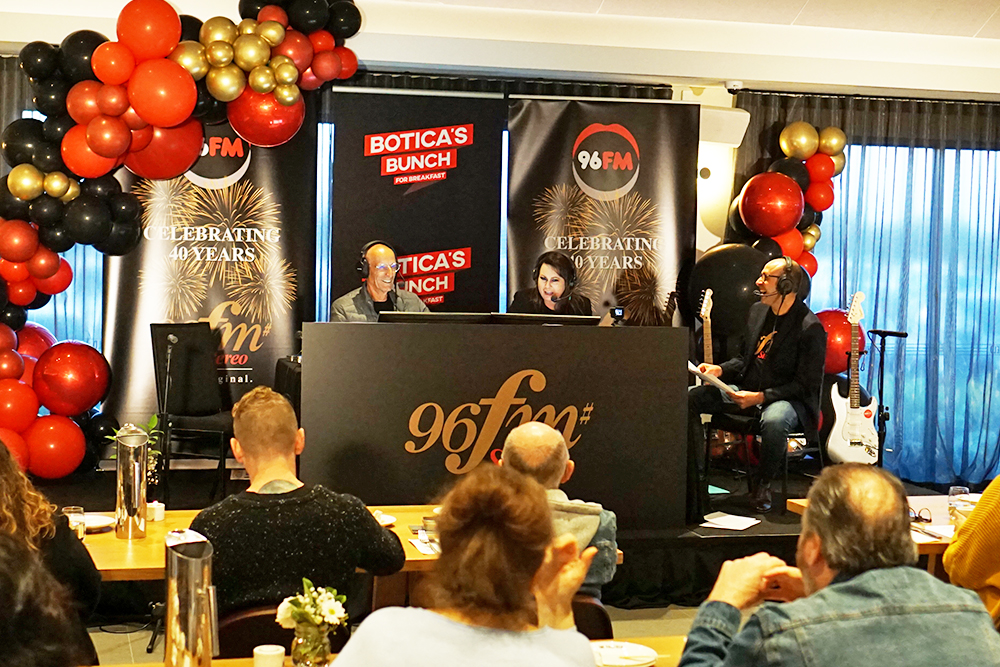 96fm celebrates 40 years with $40,000 cash prize plus Volkswagen giveaway on Botica’s Bunch