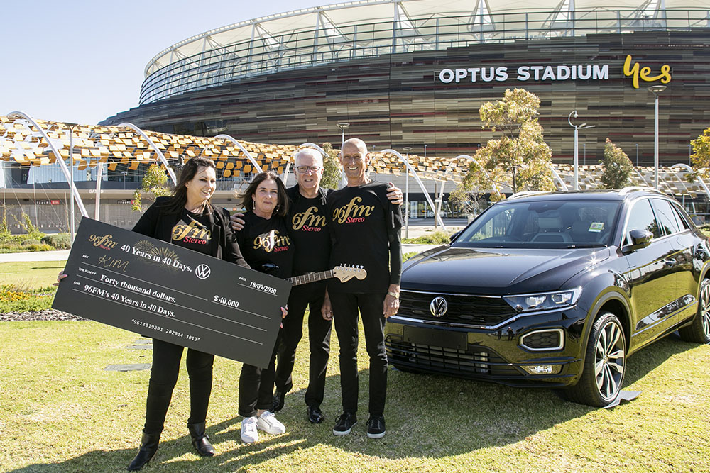 96fm celebrates 40 years with $40,000 cash prize plus Volkswagen giveaway on Botica’s Bunch
