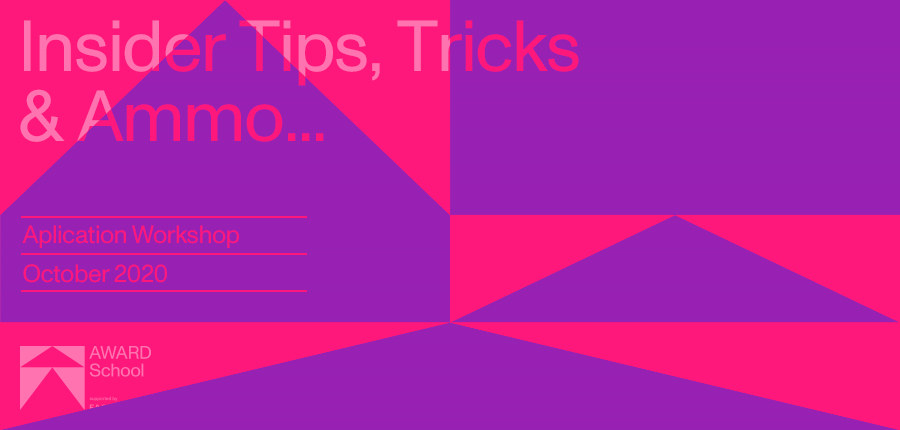 AWARD School 2021 Application Workshops – insider tips, tricks and ammo: Perth event, 17 Oct