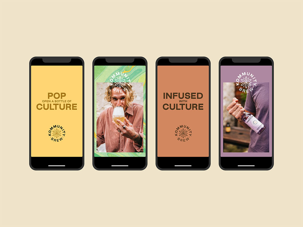 ‘POP OPEN A BOTTLE OF CULTURE’: KOMMUNITY BREW UNVEILS A NEW BRAND IDENTITY BY BLOCK