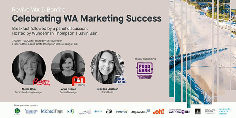 Bonfire and Revive WA Set the Stage for a WA Marketing Showcase: Next Thursday November 12