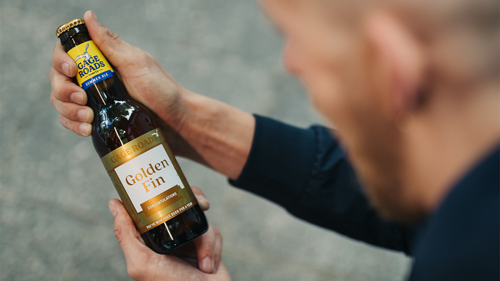 Gage Roads Brewing Co Recreates The Willy Wonka Golden Ticket via MITP Agency
