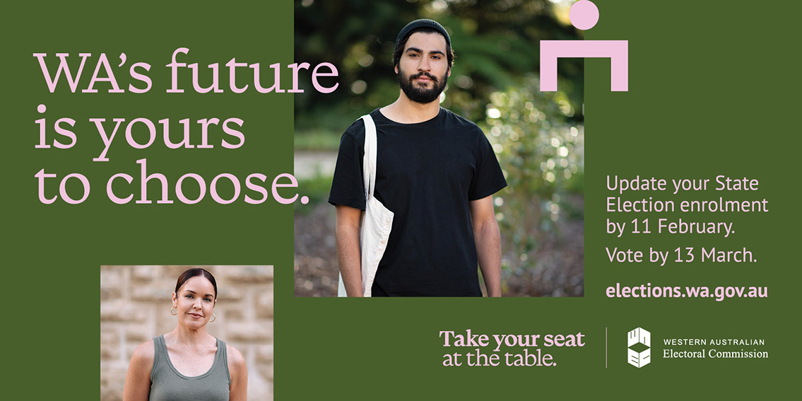The Brand Agency launches new WA Electoral Commission work to encourage us all to vote in the upcoming State Election