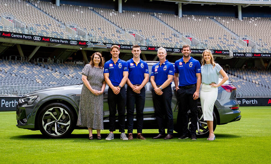 The West Coast Eagles team up with 9News and 96FM in new Audi e-tron competition