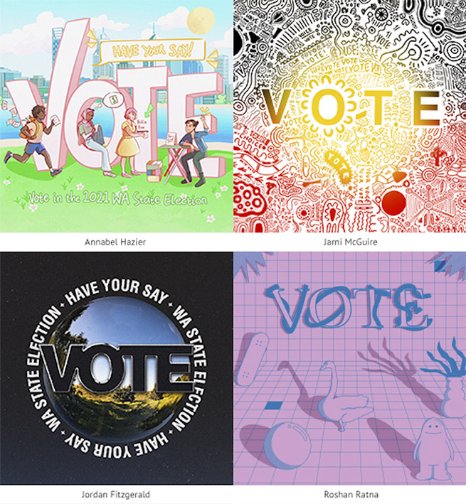 The Brand Agency enlists young WA artists to encourage young people to vote in the State Election