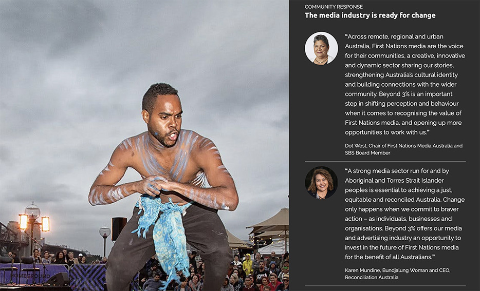 Media agencies challenged to go Beyond 3% as SBS and NITV champion Australia’s First Nations media