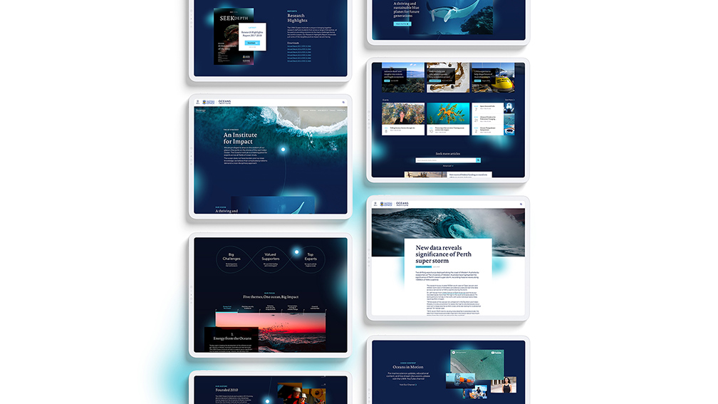UWA Oceans Institute launches a new brand identity and website via The Brand Agency
