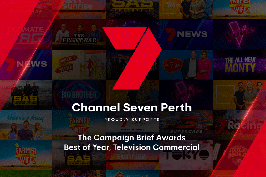 Gatecrasher wins 2021 Best of Year award in TV Single category at the Campaign Brief WA Awards for ‘Yeah, Nah’ for Road Safety Commission