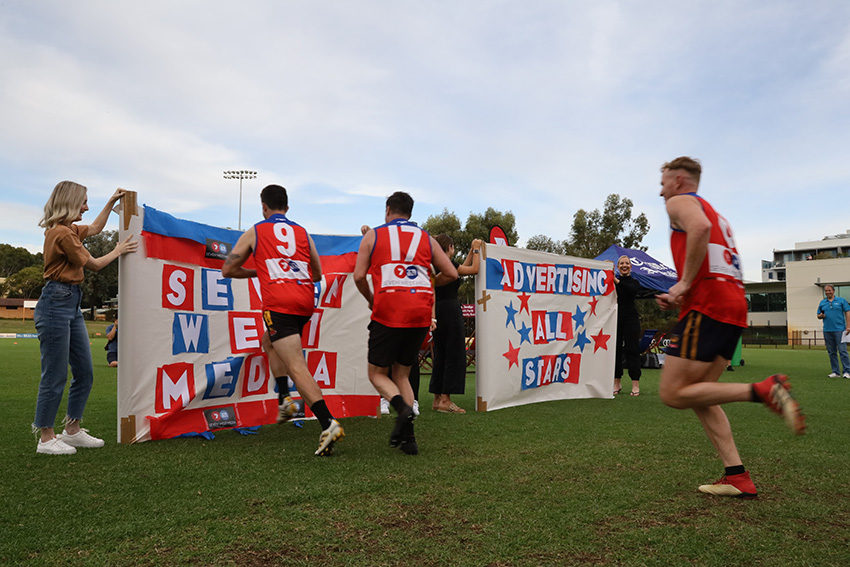 Agency All Stars defeat Seven West Media’s advertising team at annual AFL 9’s challenge