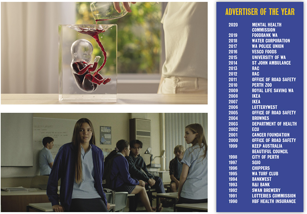 Mental Health Commission named Advertiser of the Year at the 2021 Campaign Brief WA Awards