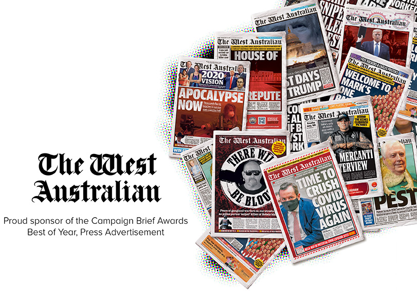 Rare wins Press Best of Year at 2021 Campaign Brief WA Awards for Bowra & O’Dea ‘Only One’