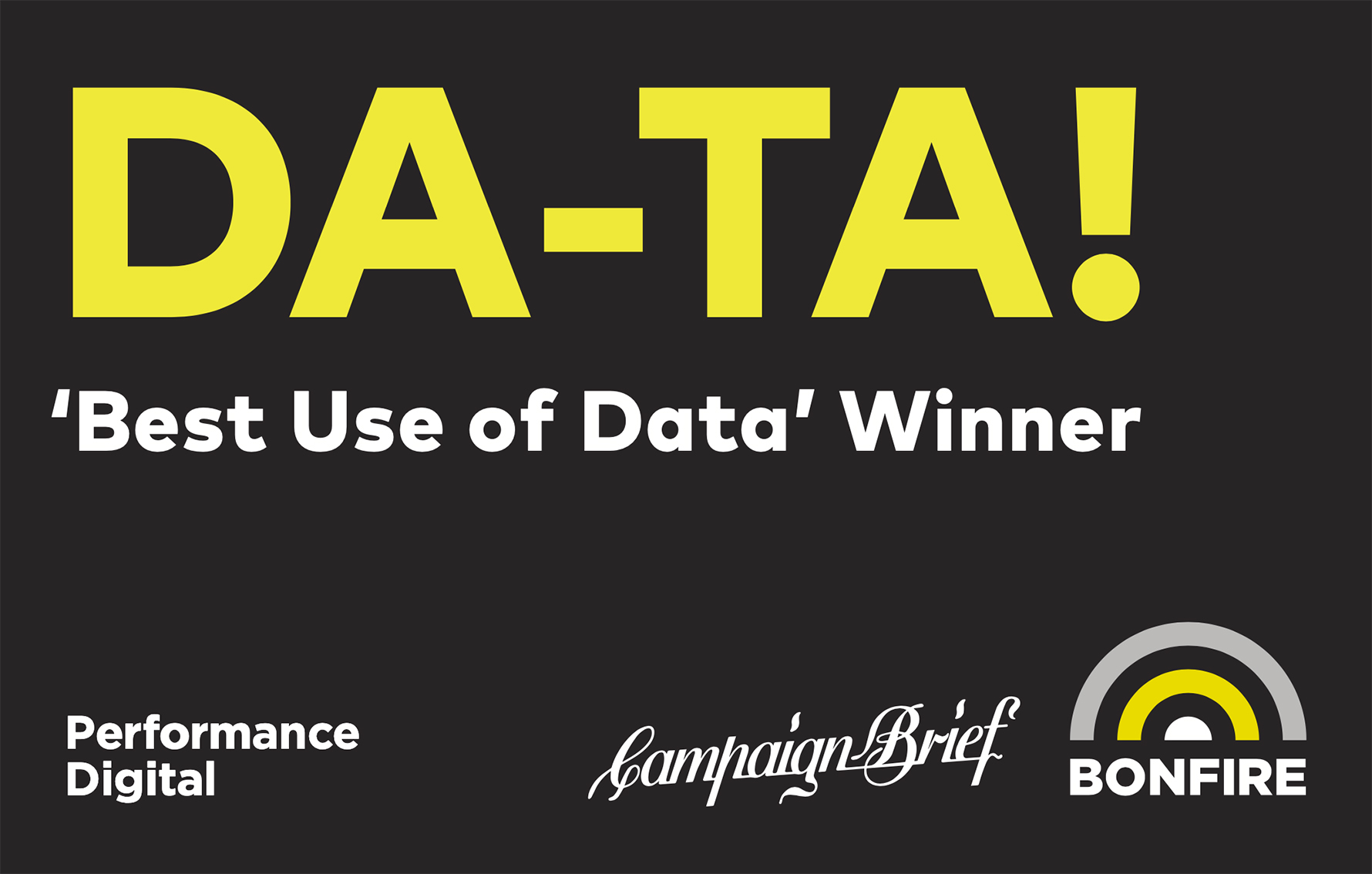 Bonfire stops traffic with new Da-Ta! billboard via &Partners