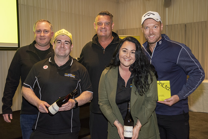 6IX takes out the top prize at the inaugural UnLtd Open Golf Day