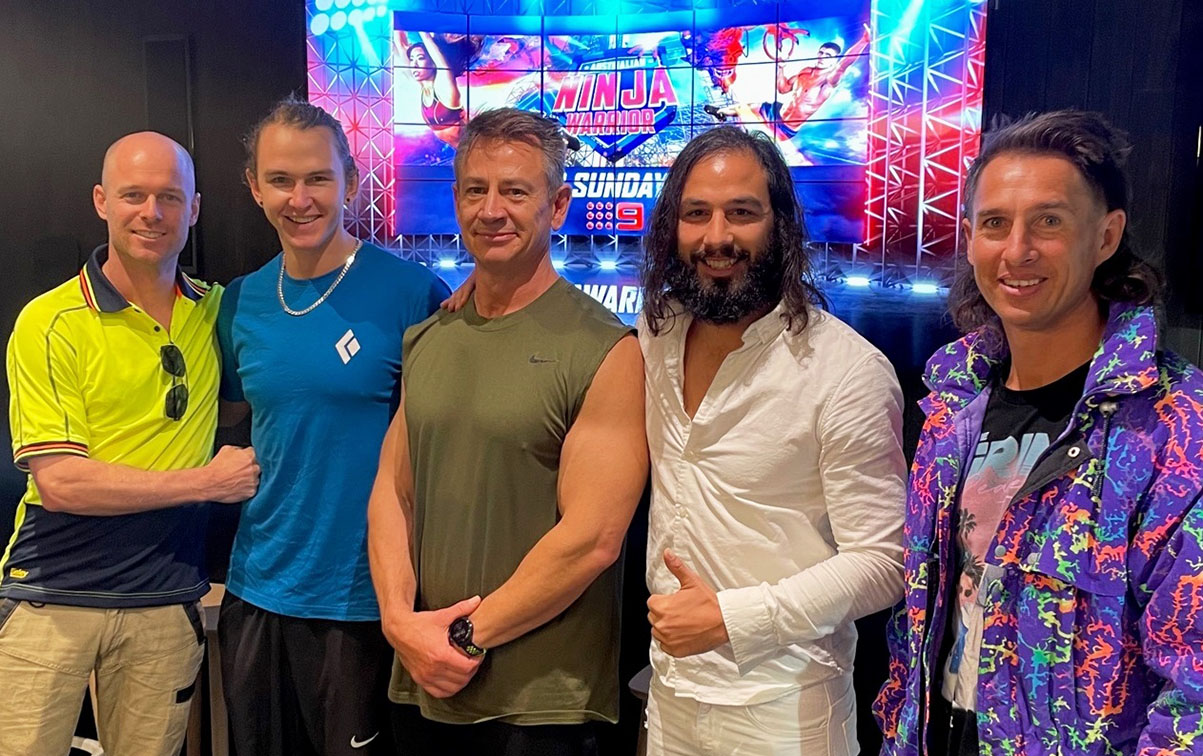 Channel 9 hosts Australian Ninja Warrior preview for media and clients
