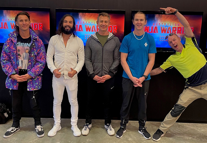 Channel 9 hosts Australian Ninja Warrior preview for media and clients