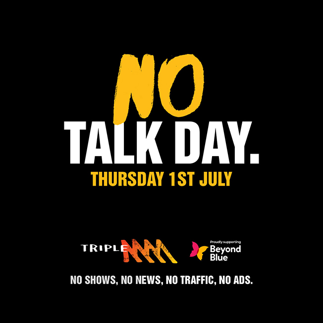 Triple M’s No Talk Day encourages courageous conversations around men’s mental health