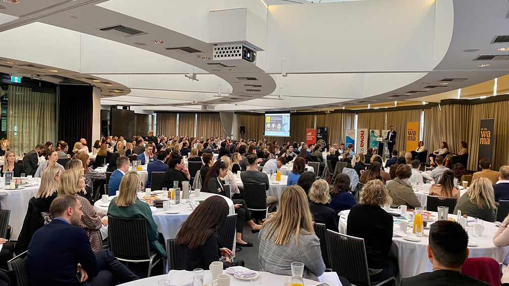 Overwhelming turnout for the WA Marketing Association ‘Experience Matters’ breakfast function