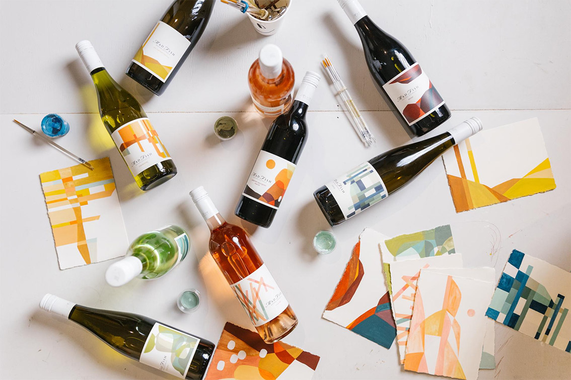 WA’s MadFish Wines celebrates 30 years with new label design by local artist Kyle Hughes-Odgers