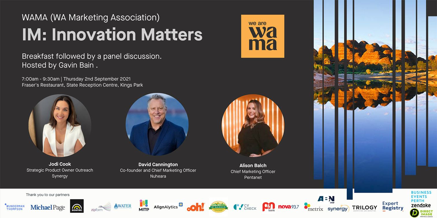 WAMA presents ‘IM: Innovation Matters’ event Thursday 2nd September – Now Sold Out!