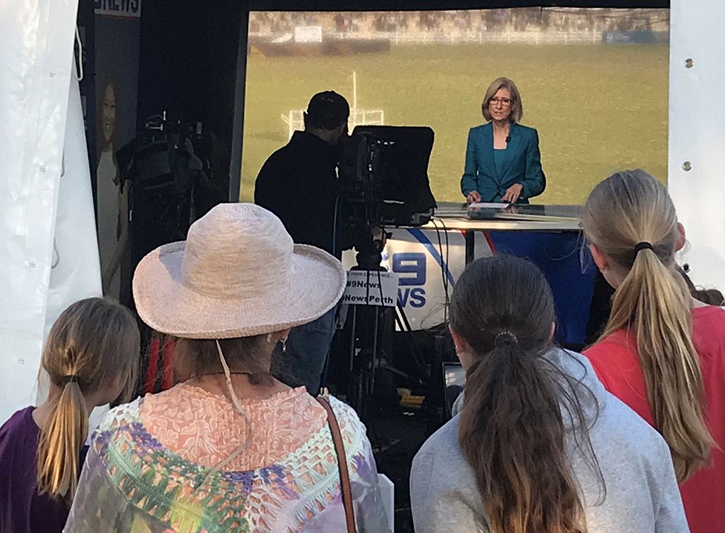 Nine Perth engaging the community at the 2021 Royal Show