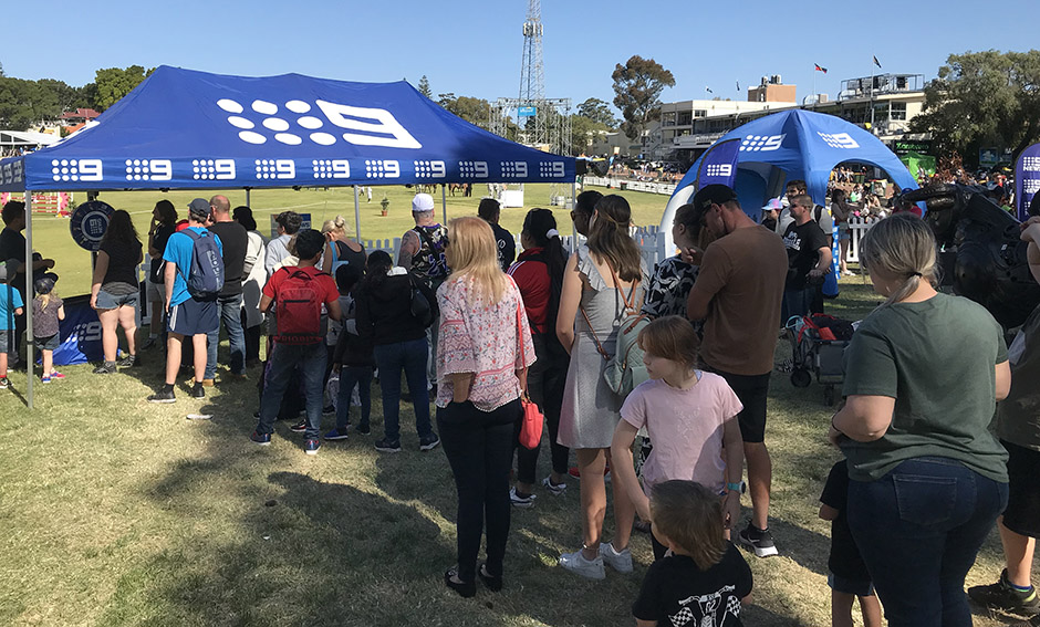 Nine Perth engaging the community at the 2021 Royal Show
