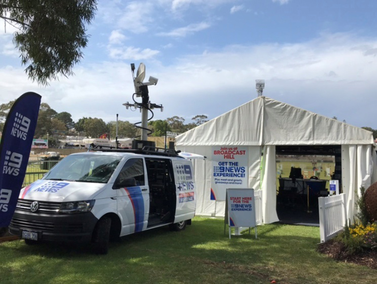 Nine Perth engaging the community at the 2021 Royal Show