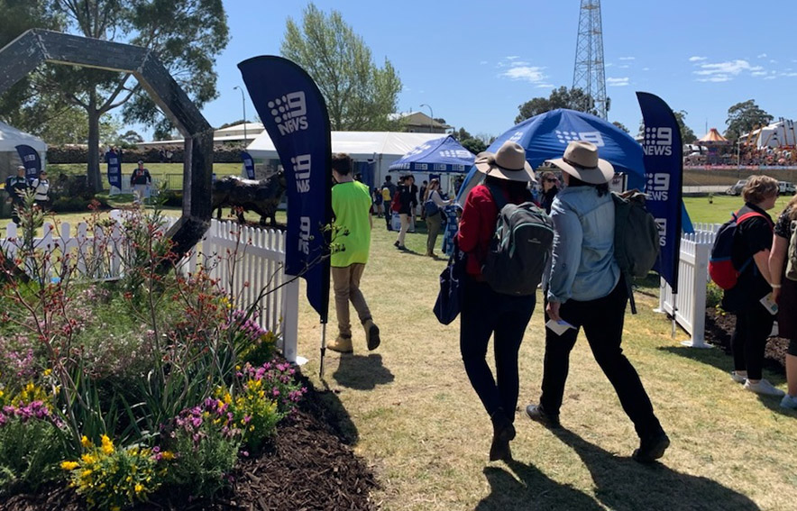 Nine Perth engaging the community at the 2021 Royal Show