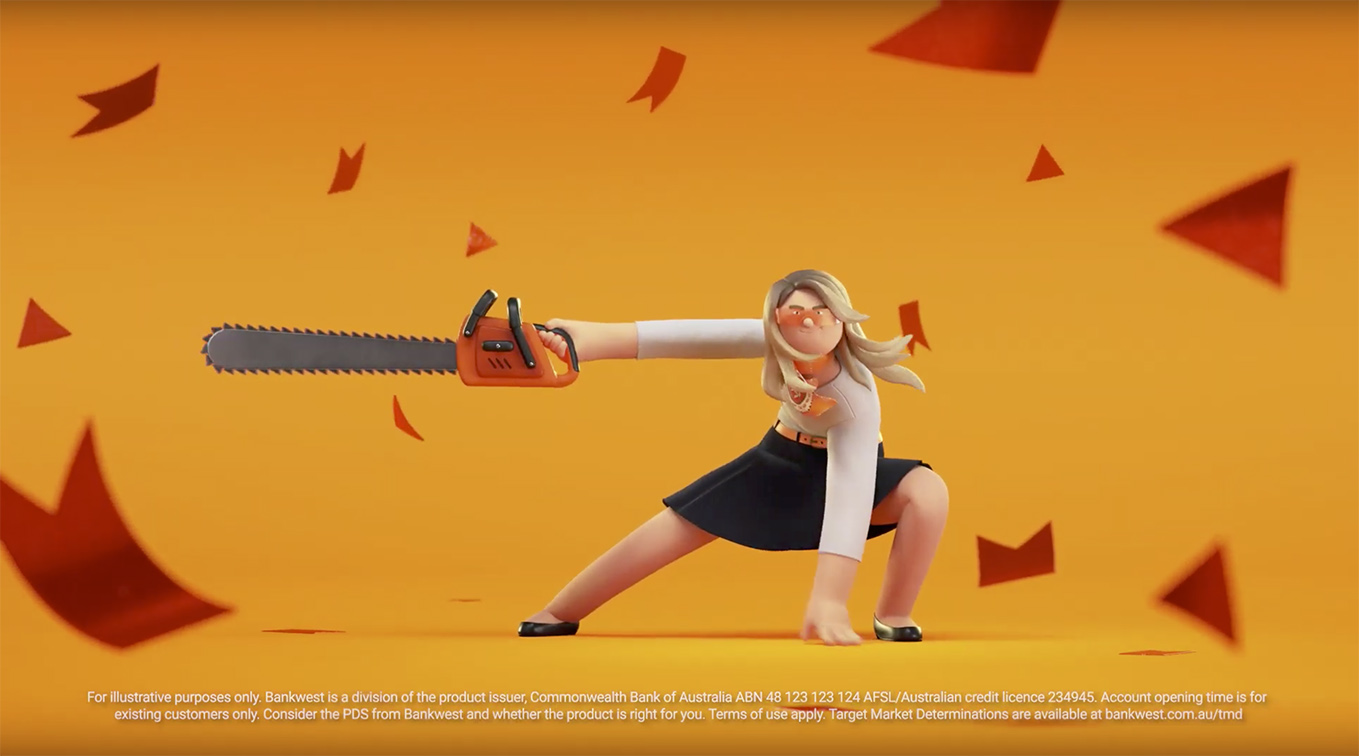 Bankwest ‘For the Love of Less’ campaign via Union cuts through red tape and paperwork