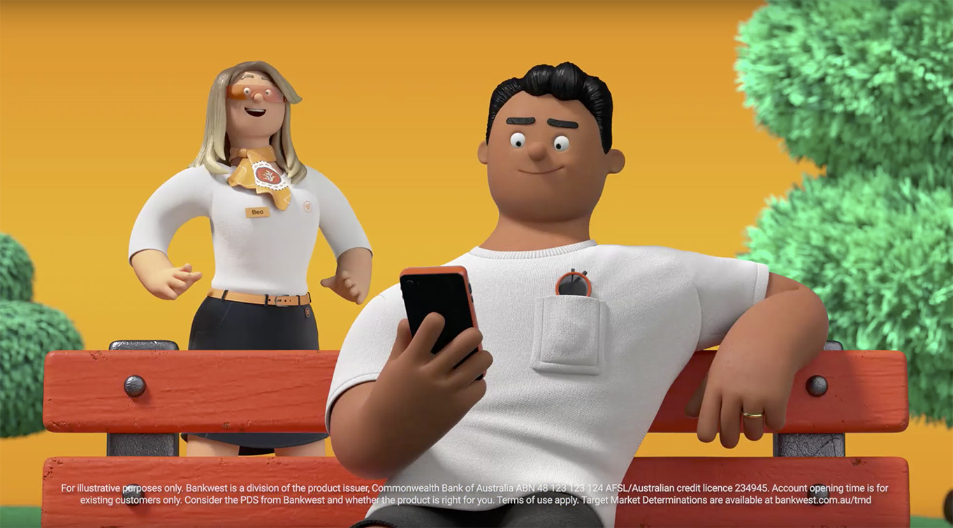 Bankwest ‘For the Love of Less’ campaign via Union cuts through red tape and paperwork