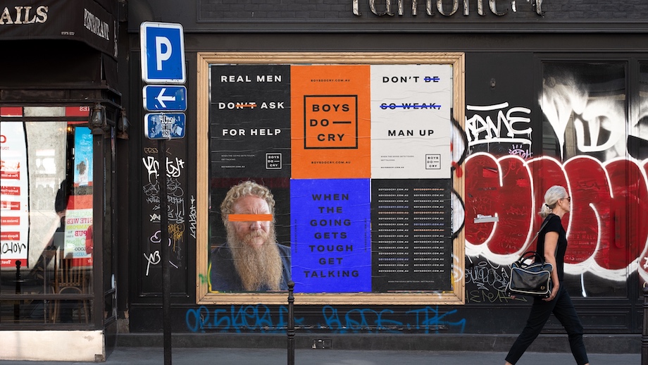 Men encouraged to challenge stereotypes with national ‘BOYS DO CRY’ campaign