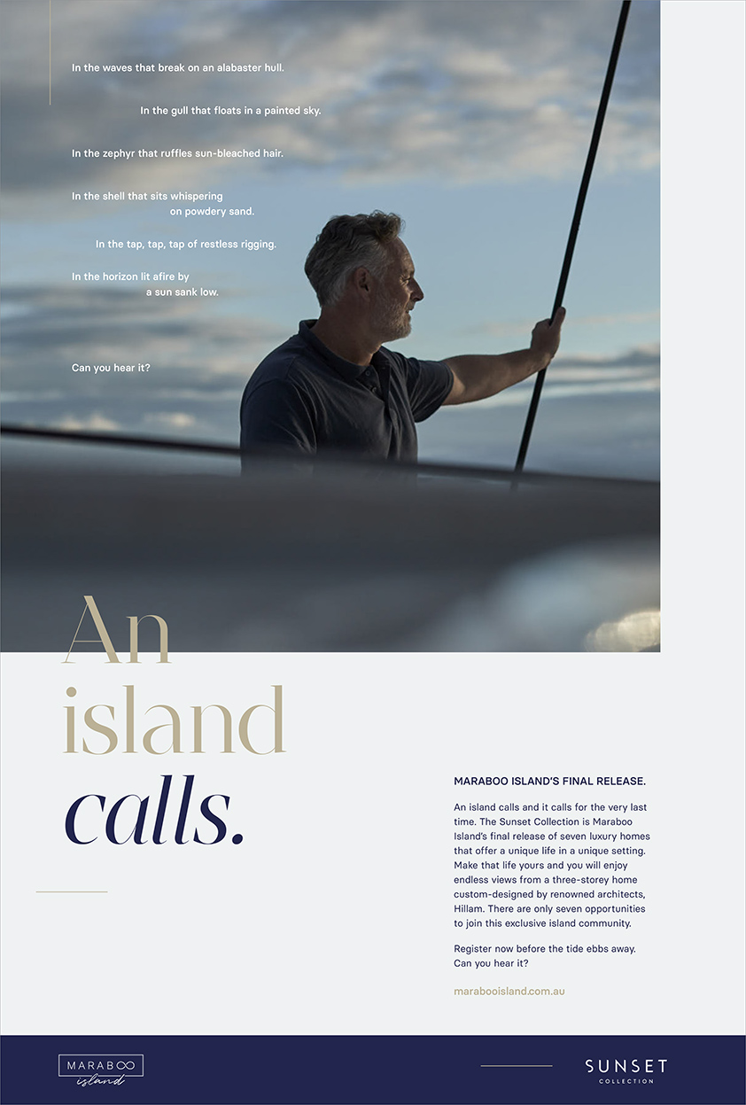 Rhythm asks if you can hear the sound of an island calling in new campaign for Megara’s Maraboo Island property development